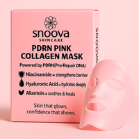 Snoova PDRN Pink Collagen Mask – Box of 4