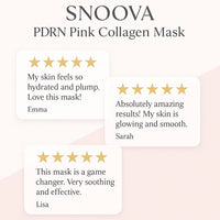 Snoova PDRN Pink Collagen Mask – Box of 4
