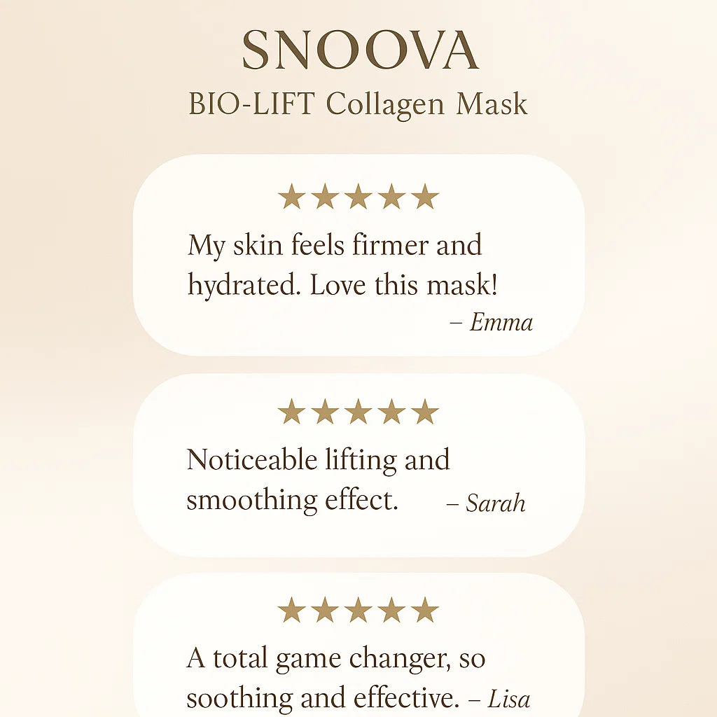 Snoova BIO-LIFT Collagen Mask – Box of 4